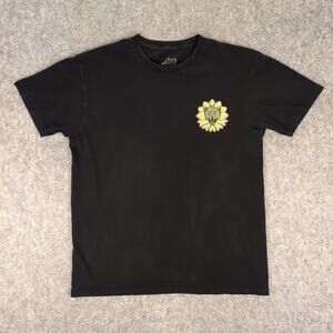 ...Lost Shirt Mens Medium Black Graphic Tee Surfboards Surfing Casual Cotton